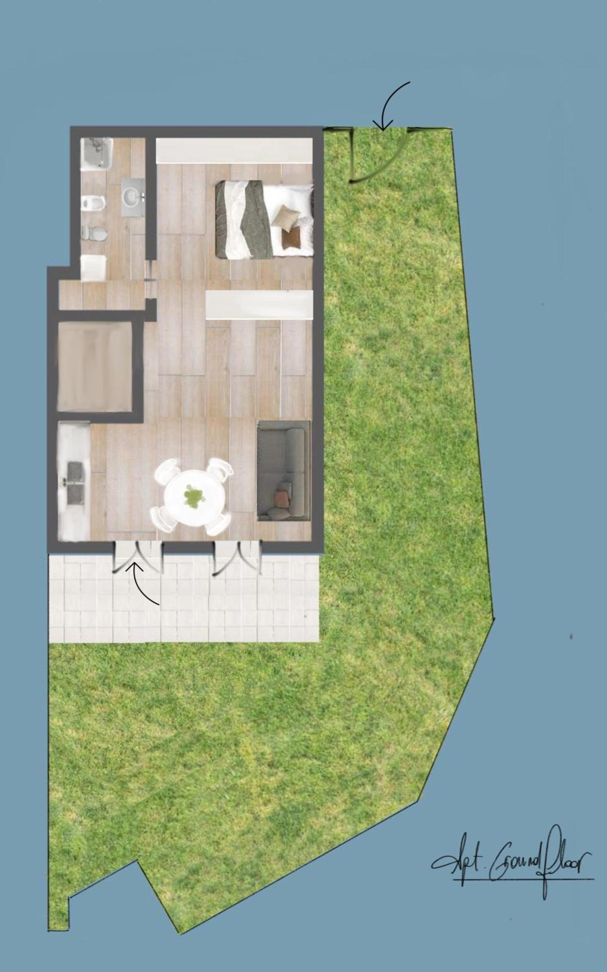 ארגגנו Vista Dolce Isola _ Lakeview Pool, Terrace & Garden Apartment חדר תמונה